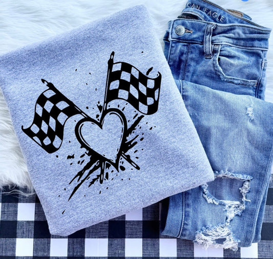 Checkered Flag Graphic Tee
