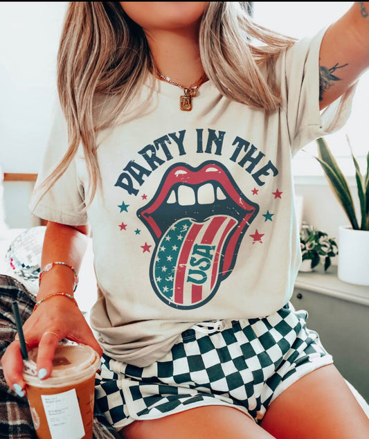 Party in the USA Sublimation Tee 🇺🇸
