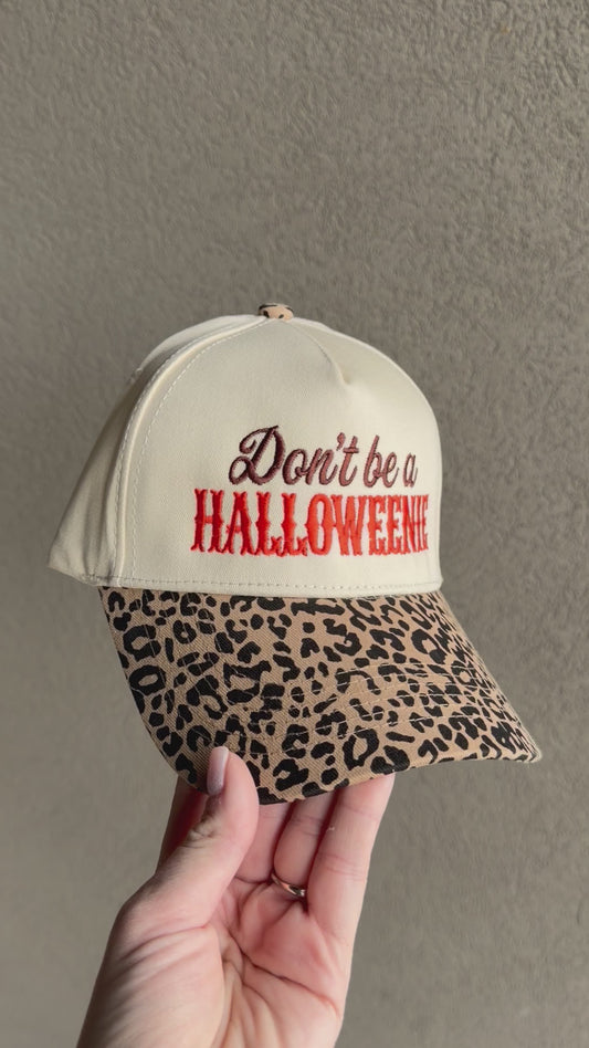 Don't be a Halloweenie trucker hat
